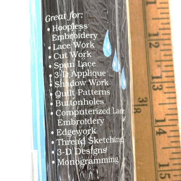 ULTRA Solvy Extremely Stable Water Soluble Stabilizer 12” x 8 yrd NWT - Picture 6 of 9